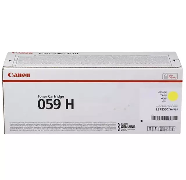 Een Tonercartridge Canon 059H geel koop je bij Klik Office BV