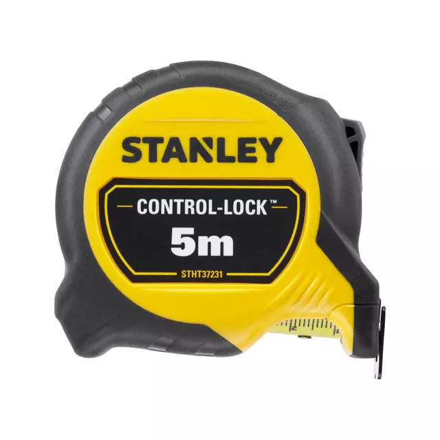Een Rolmaat Stanley Control-Lock 5 meter 25mm koop je bij Van Leeuwen Boeken- en kantoorartikelen