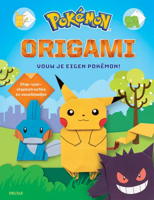 Een Origamiboek Deltas Pokémon koop je bij Goedkope Kantoorbenodigdheden