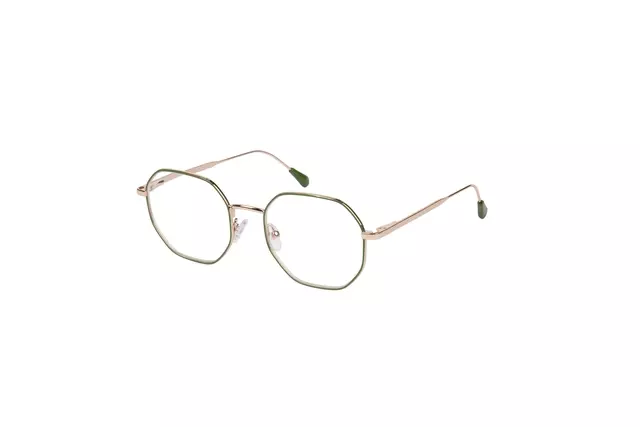 Een Leesbril I Need You +3.00 dpt Yoko groen-goud koop je bij Van Hoye Kantoor BV