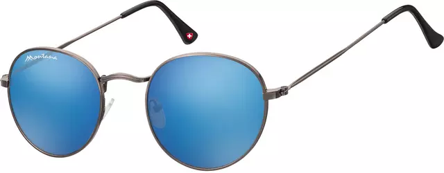 Een Lunettes de soleil Montana acier mat Revo verre bleu koop je bij Van Hoye Kantoor BV