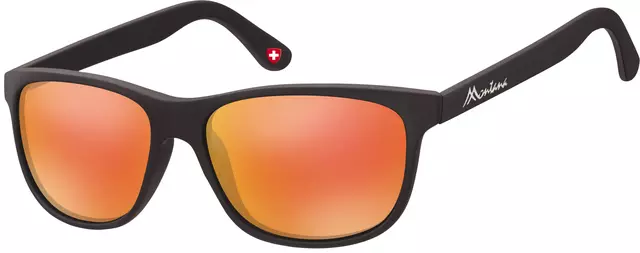 Een Lunettes de soleil Montana noir mat Revo verre rouge koop je bij Van Hoye Kantoor BV