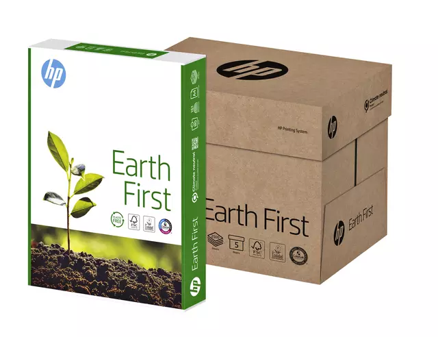 Een Kopieerpapier HP Earth First A4 80gr wit 500vel koop je bij Van Leeuwen Boeken- en kantoorartikelen