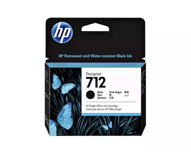 Een Inktcartridge HP 712 3ED71A zwart koop je bij EconOffice