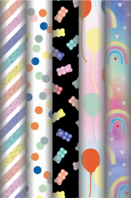 Buy your Wrapping paper Stewo Bright Fun 200x70cm assorted at QuickOffice BV