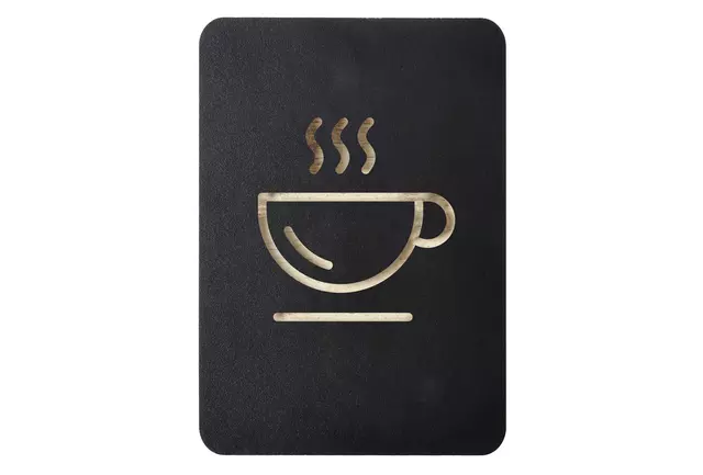 Een Pictogram Europel koffie zwart koop je bij Van Leeuwen Boeken- en kantoorartikelen