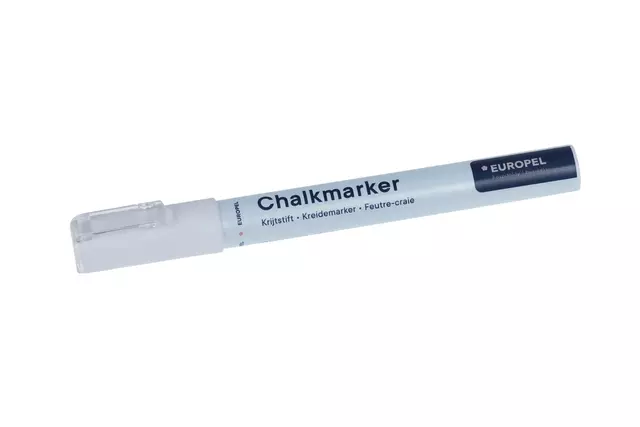 Een Krijtstift Europel 3mm wit blister 1 stuk koop je bij MV Kantoortechniek B.V.