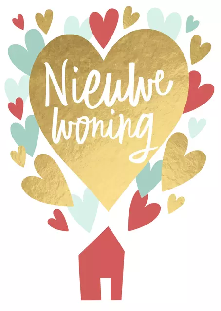 Een Adreswijziging Nieuwe Woning set à 5 kaarten koop je bij NiceSupplies.nl