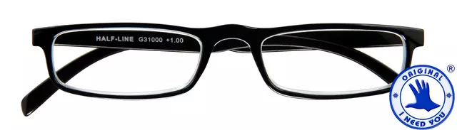 Een Lunettes de lecture I Need You +2.50 dpt Half-line noir koop je bij Van Hoye Kantoor BV