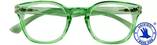 Een Leesbril I Need You +2.00 dpt Lollipop groen koop je bij KantoorProfi België BV