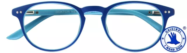 Een Leesbril I Need You +1.00 dpt Dokter New blauw koop je bij MV Kantoortechniek B.V.