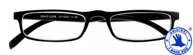 Een Lunettes de lecture I Need You +1.50 dpt Half-line noir koop je bij Van Hoye Kantoor BV