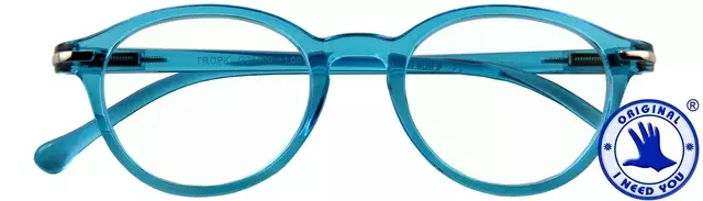 Leesbril I Need You +1.50 dpt Tropic blauw