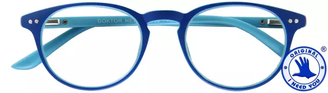 Leesbril I Need You +1.50 dpt Dokter New blauw