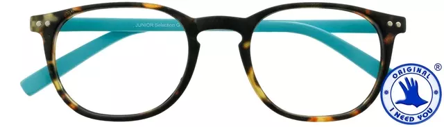 Een Leesbril I Need You +2.50 dpt Junior Selection bruin-turquoise koop je bij Unimark Office B.V.