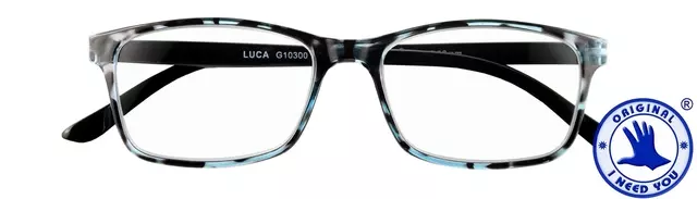 Een Leesbril I Need You +2.50 dpt Luca blauw koop je bij Van Hoye Kantoor BV