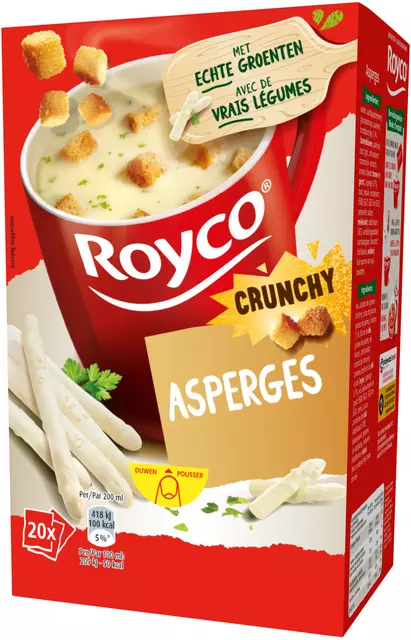 Een Soep Royco crunchy asperges 20 zakjes koop je bij Tonerinktshop