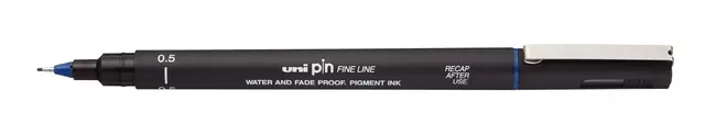 Een Fineliner Uni-ball Pin 0.5mm blauw koop je bij KantoorProfi België BV
