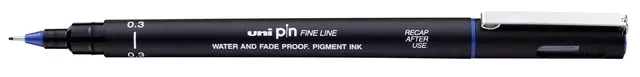 Een Fineliner Uni-ball Pin 0.3mm blauw koop je bij EconOffice