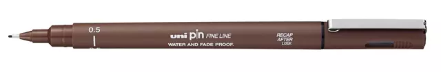 Een Fineliner Uni-ball Pin 0.5mm sepia koop je bij L&N Partners voor Partners B.V.