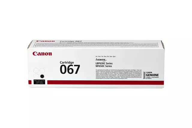 Een Tonercartridge Canon 067 zwart koop je bij Klik Office BV