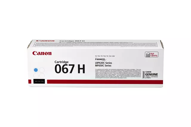 Een Tonercartridge Canon 067H blauw koop je bij Klik Office BV