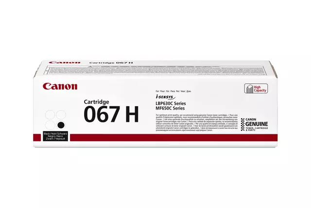 Een Cartouche toner Canon 067H noir koop je bij QuickOffice BV