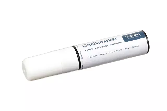 Een Krijtstift Europel 15mm wit blister 1 stuk koop je bij MV Kantoortechniek B.V.