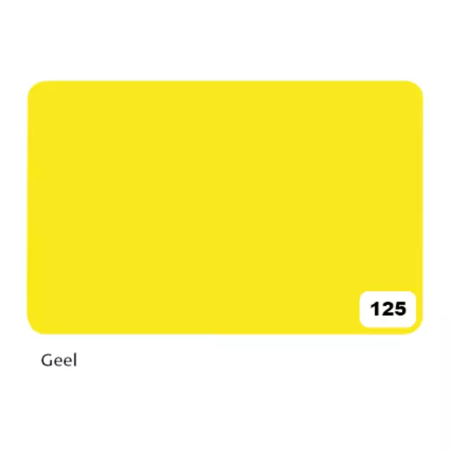 Een Etalagekarton Folia 1-zijdig 48x68cm 380gr nr125 geel koop je bij EconOffice