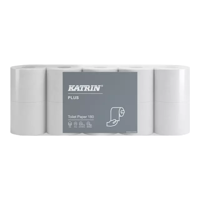 Een Toiletpapier Katrin Plus 4-laags 180vel 70rollen koop je bij L&N Partners voor Partners B.V.