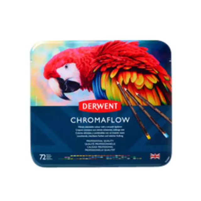 Een Kleurpotloden Derwent Chromaflow set à 72 kleuren koop je bij Totaal Kantoor Goeree