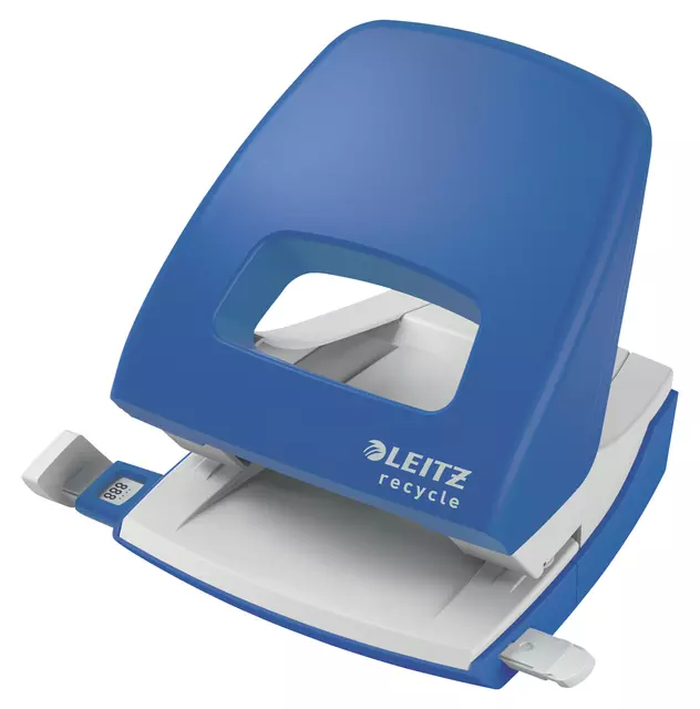 Een Perforator Leitz Nexxt Recycle 30 vel blauw koop je bij Goedkope Kantoorbenodigdheden