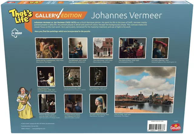 Een Puzzel That's LifeGallery Edition: JohannesVermeer koop je bij Ziffo Kantoorcentrum BV