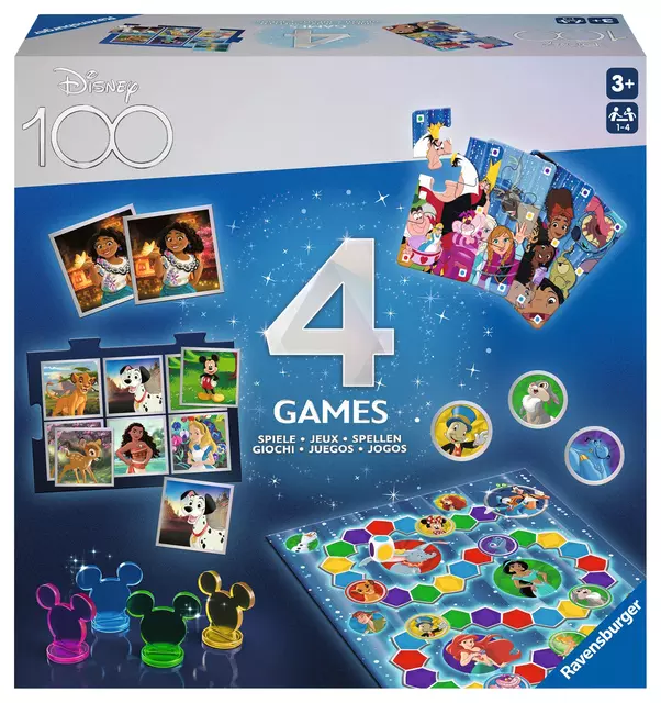 Een Disney 100 jaar 4 in 1 spellen koop je bij Tonerinktshop