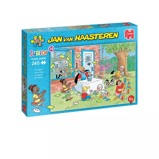 Een Puzzel JvH Junior 14 de Goochelaar 240 stukjes koop je bij KantoorProfi België BV