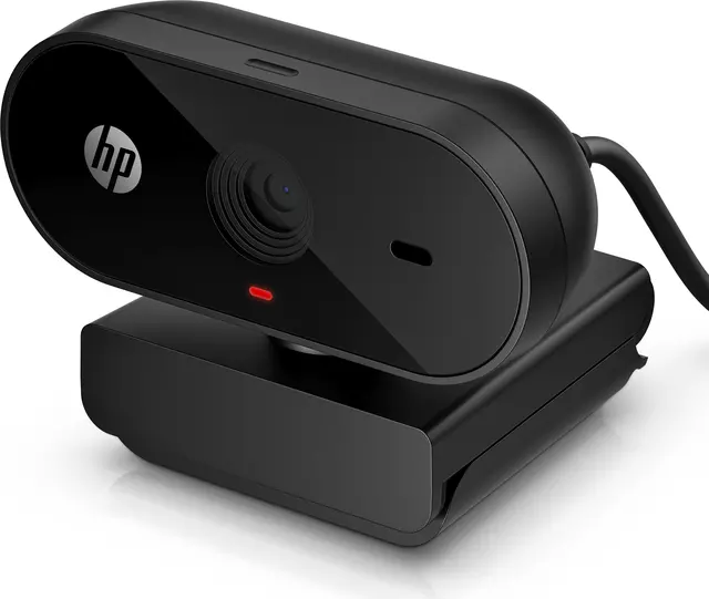 Een Webcam HP 325 FHD USB-A zwart koop je bij Kantoorvakhandel van der Heijde