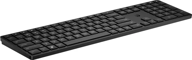 Een Toetsenbord HP 455 programmeerbaar draadloos Qwerty zwart koop je bij Kantoorvakhandel van der Heijde