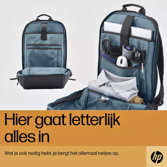 Een Laptop Rugzak HP travel 18 liter 15.6 blauw/grijs koop je bij KantoorProfi België BV