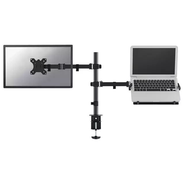 Een Monitorarm met laptopstandaard Neomounts FPMA-D550NOTEBOOK zwart koop je bij EconOffice