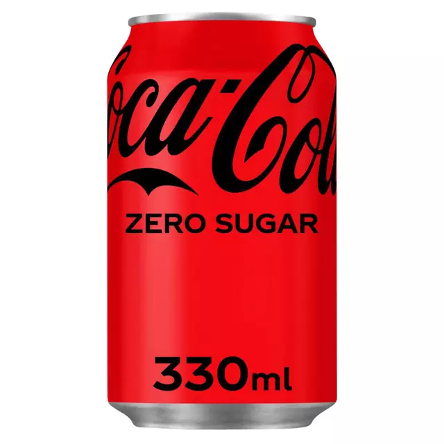 Een Frisdrank Coca Cola zero blik 330ml koop je bij KantoorProfi België BV