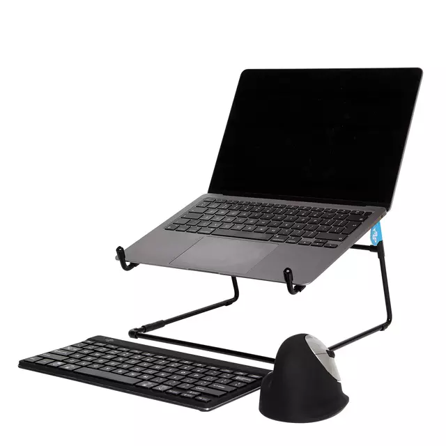Een Laptopstandaard R-Go Steel Office Zwart koop je bij KantoorProfi België BV