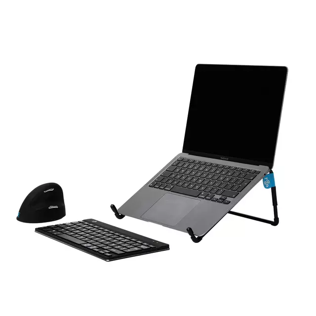 Een Laptopstandaard R-Go Steel Travel Zwart koop je bij L&N Partners voor Partners B.V.
