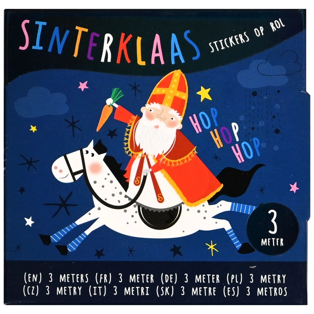 Een Stickerset Sinterklaas 3 meter koop je bij NiceSupplies.nl