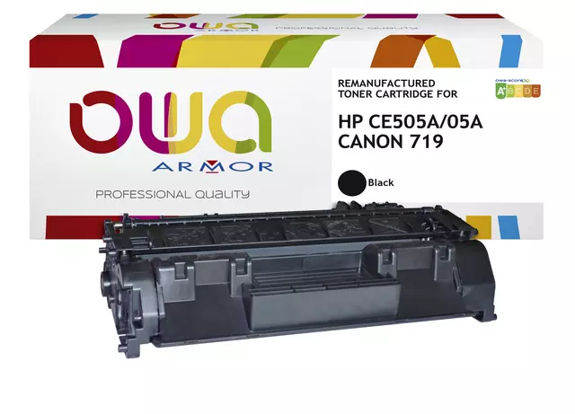 Een Tonercartridge OWA alternatief tbv HP CE505A zwart koop je bij KantoorProfi België BV