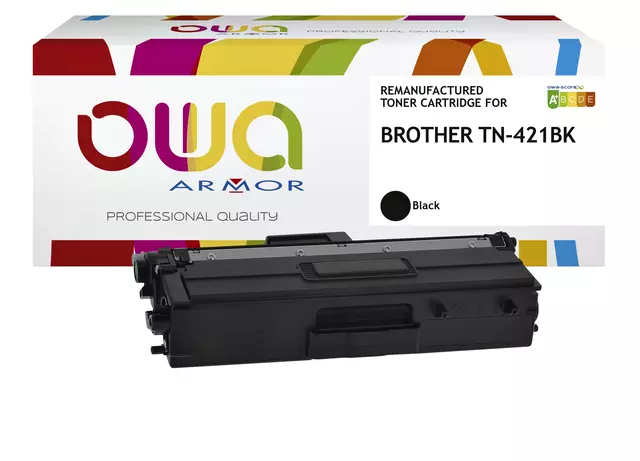 Een Toner OWA alternatief tbv Brother TN-421BK zwart koop je bij L&N Partners voor Partners B.V.
