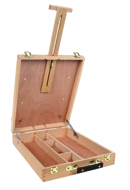 Een Kist ezel Conda hout 42x33x8.5cm koop je bij Totaal Kantoor Goeree