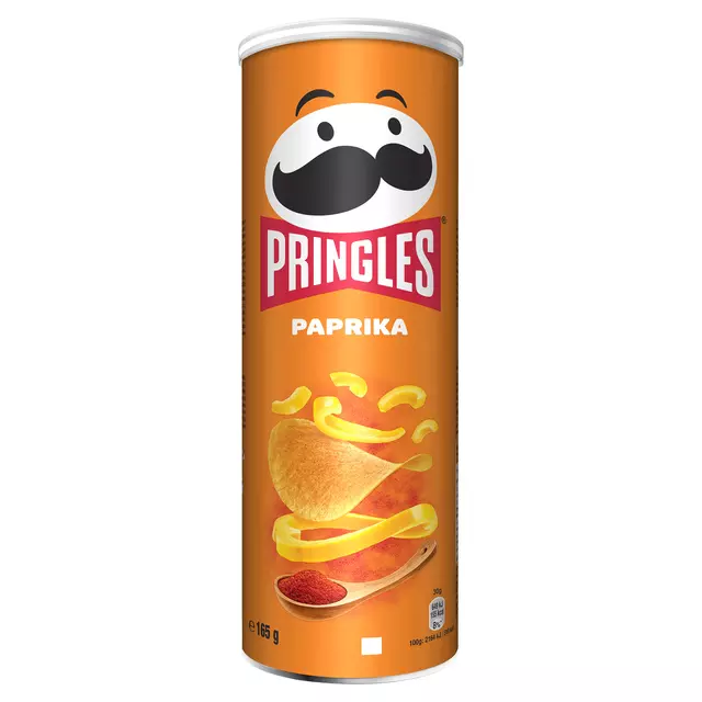 Een Chips Pringles paprika 165gr koop je bij Totaal Kantoor Goeree