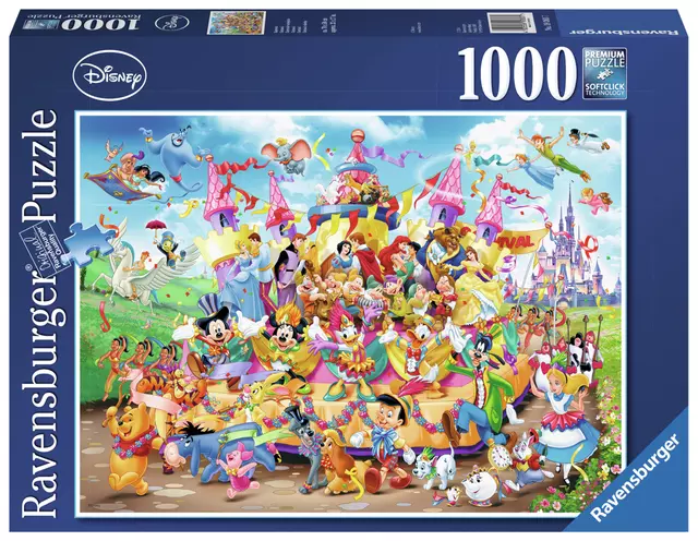 Een Puzzel Disney Disney optocht 1000 stukjes koop je bij MV Kantoortechniek B.V.