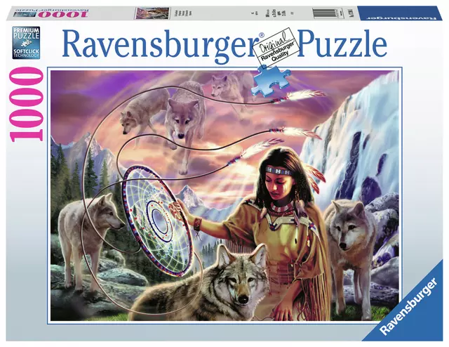 Een Puzzel Ravensburger De Dromenvanger 1000 stukjes koop je bij MV Kantoortechniek B.V.