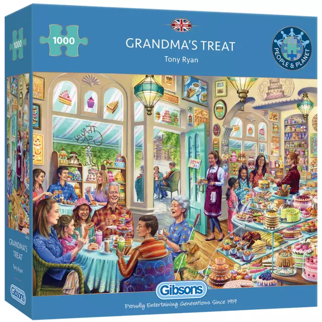 Een Puzzel Gibsons Grandma's Treat 1000st koop je bij Goedkope Kantoorbenodigdheden